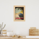 Auto Racing Grand Prix Monaco 1933 Poster (Küche)