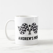 Auto Racing Kundgebung Flags Treiber Race Fan Kaffeetasse (Links)