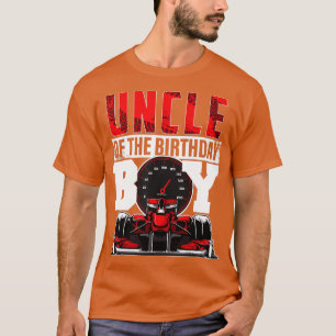 Auto Racing Onkel von Birthday Boy Formel Rennen A T-Shirt