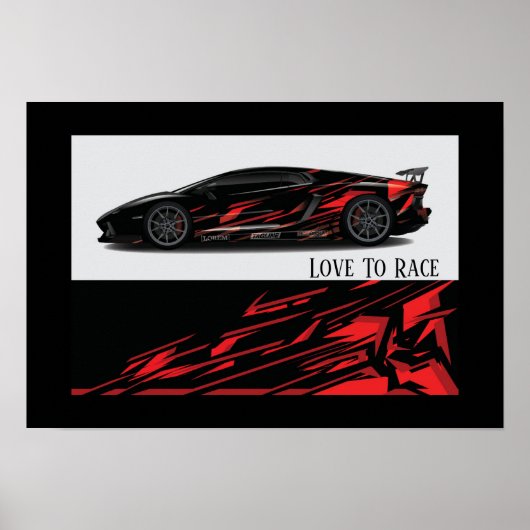 Auto Racing Poster (Vorne)