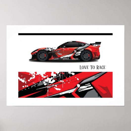 Auto Racing Poster (Vorne)