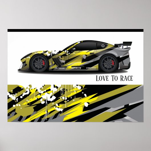 Auto Racing Poster (Vorne)