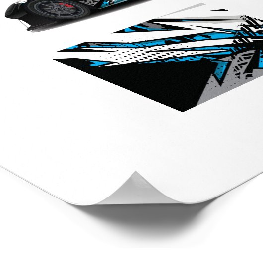 Auto Racing Poster (Ecke)