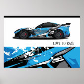 Auto Racing Poster (Vorne)