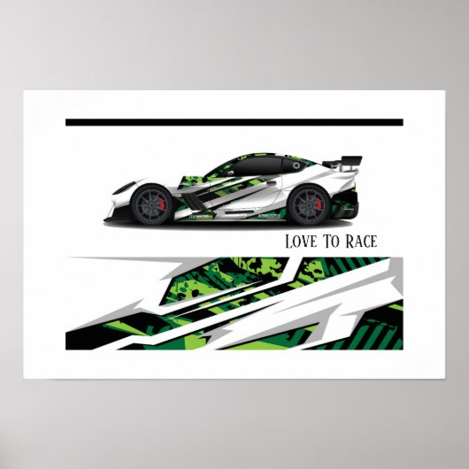 Auto Racing Poster (Vorne)