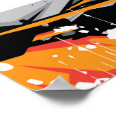 Auto Racing Poster (Ecke)