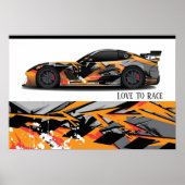 Auto Racing Poster (Vorne)