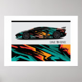 Auto Racing Poster (Vorne)
