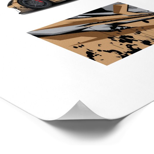 Auto Racing Poster (Ecke)