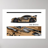Auto Racing Poster (Vorne)