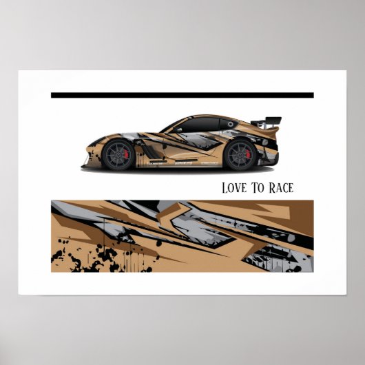 Auto Racing Poster (Vorne)