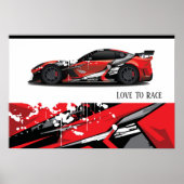 Auto Racing Poster (Vorne)