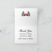 Auto Racing Race Car Vielen Dank oder Leere Note Dankeskarte (Innenseite)