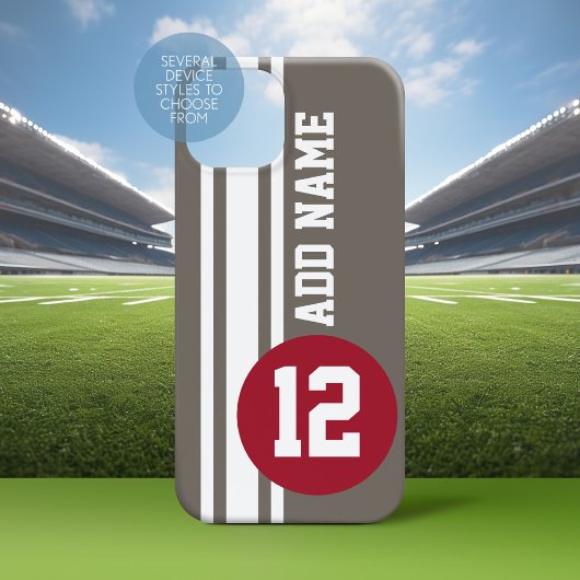 Auto Racing Stripes mit Nummer und Name Case-Mate iPhone Hülle