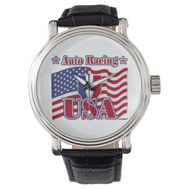 Auto Racing USA Armbanduhr (Vorderseite)
