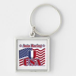 Auto Racing USA Schlüsselanhänger
