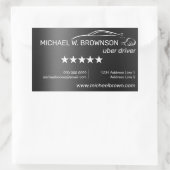 Auto Rechteckiger Aufkleber (Tasche)