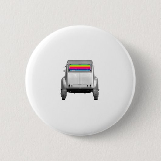 Auto + Regenbogen Button (Vorderseite)