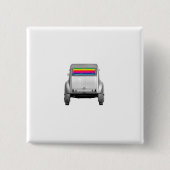 Auto + Regenbogen Button (Vorderseite)