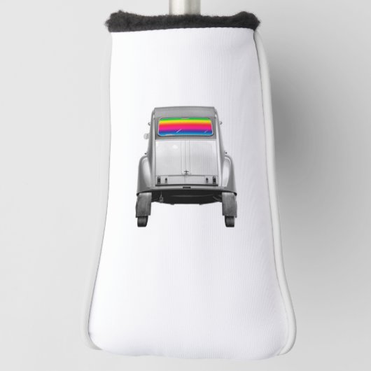 Auto + Regenbogen Golf Headcover (Rotieren 90)