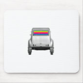 Auto + Regenbogen Mousepad (Vorne)