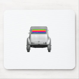 Auto + Regenbogen Mousepad