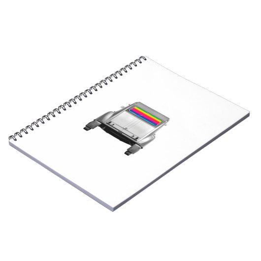 Auto + Regenbogen Notizblock (Linke Seite)