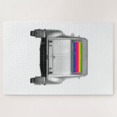 Auto + Regenbogen Puzzle (Horizontal)