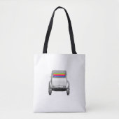 Auto + Regenbogen Tasche (Vorderseite)