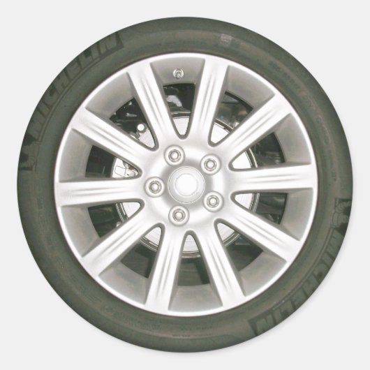 Auto Reifen/Rad Runder Aufkleber (Vorderseite)