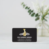 Auto-Reinigungs-Symbol Visitenkarte (Stehend Vorderseite)