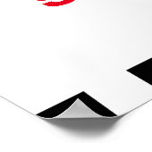 Auto-Rennen wachsen zwei schnelle Tankstellen-Zeic Poster (Ecke)