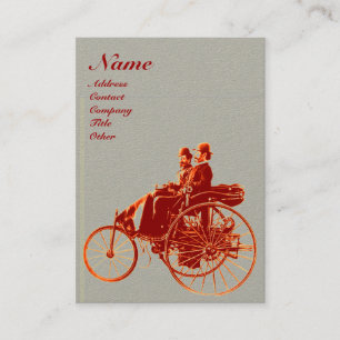 AUTO REPAIR AUTOMOTIVE MONOGRAMM Braungrau Visitenkarte