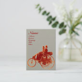 AUTO REPAIR AUTOMOTIVE MONOGRAMM Braungrau Visitenkarte (Stehend Vorderseite)