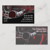 Auto Repair Business Cards Visitenkarte (Vorne/Hinten)