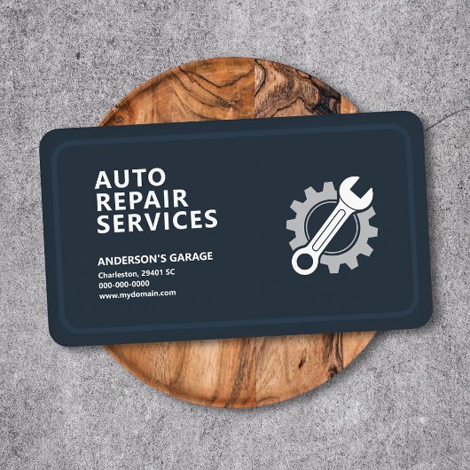 Auto Repair Services Visitenkarte