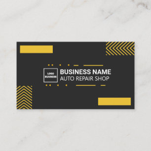Auto Repair Shop Beruflich Mechanik BS Karte