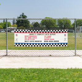 Auto Repair Shop Full Service USA Flag anpassen Banner