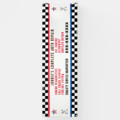 Auto Repair Shop Full Service USA Flag anpassen Banner (Vertikal)