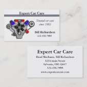 Auto Repair Shop Visitenkarte (Vorne/Hinten)