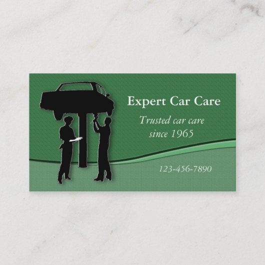 Auto Repair Shop Visitenkarte (Vorderseite)