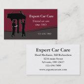 Auto Repair Shop Visitenkarte (Vorne/Hinten)