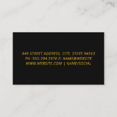 Auto Reparatur Auto & Schraubenschlüssel Visitenkarte (Rückseite)