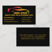 Auto Reparatur Auto & Schraubenschlüssel Visitenkarte (Vorne/Hinten)