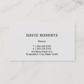 Auto Reparatur Autogänger und Schiffsmaschinen Visitenkarte (Rückseite)