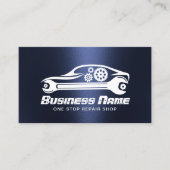 Auto Reparatur Autogänger und Schiffsmaschinen Visitenkarte (Vorderseite)