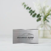 Auto Reparatur Beruflichen Auto Metallic Automotiv Visitenkarte (Stehend Vorderseite)