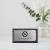 Auto Reparatur Beruflichen Metalle Gerahmt Automot Visitenkarte (Stehend Vorderseite)