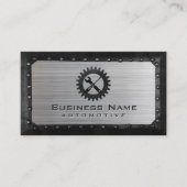 Auto Reparatur Beruflichen Metalle Gerahmt Automot Visitenkarte (Vorderseite)