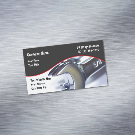 Auto Reparatur Business Card Magnet (Beispiel)